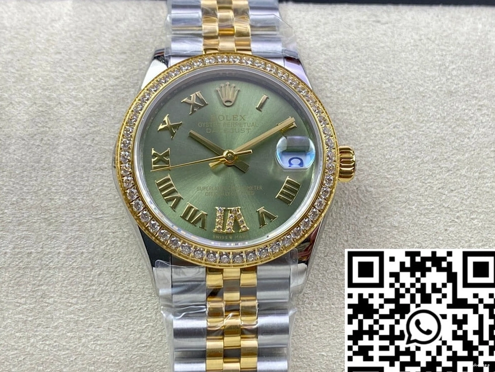 Gold EW Rolex 31MM Datejust M278383RBR-0016 Yellow Factory 0322